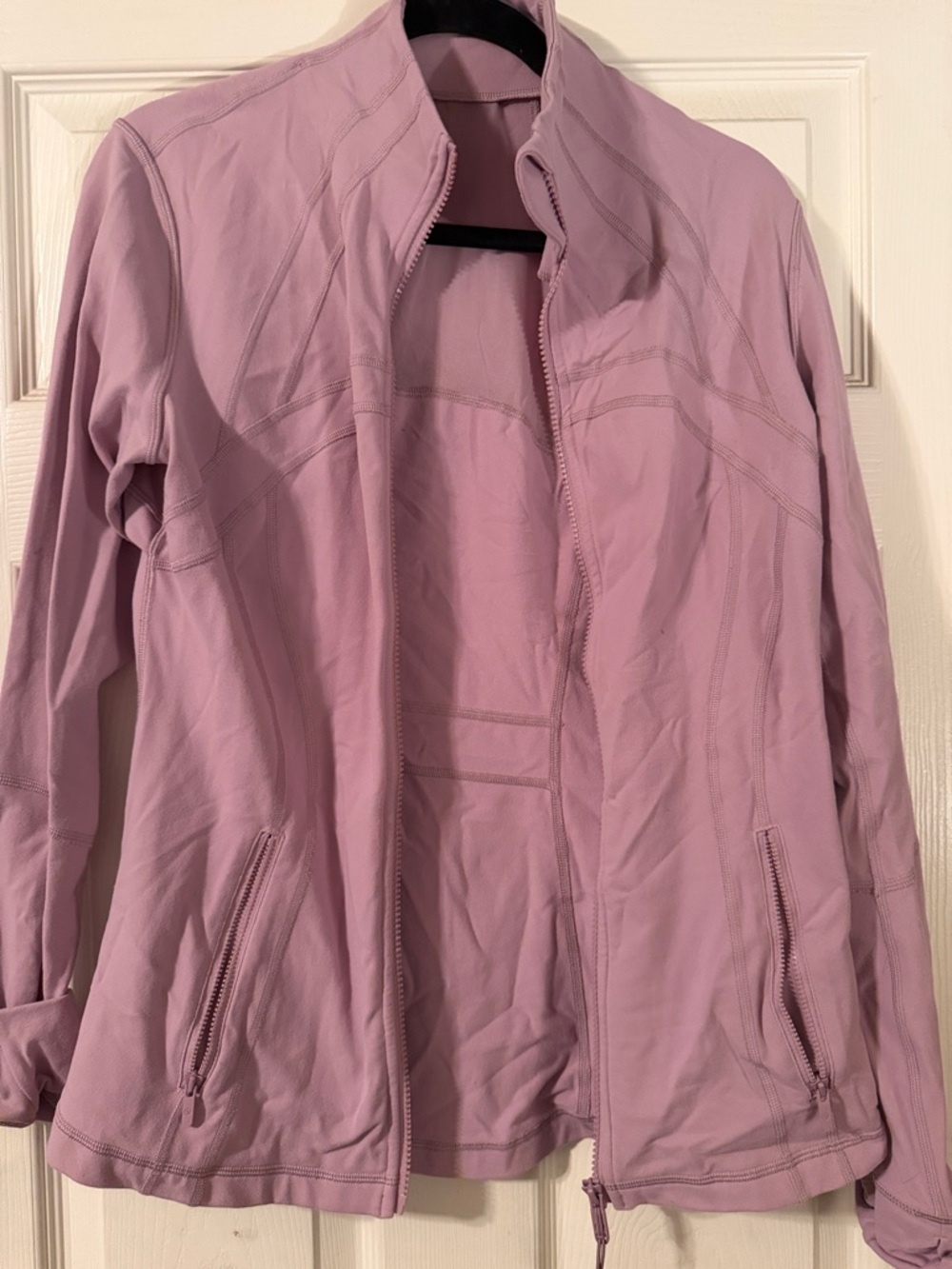 Women's Lightweight Zip-Up Jacket - Dusty Mauve
